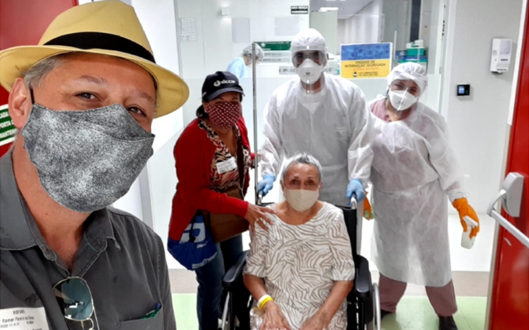 Idosa, 96 anos, pioneira em Boa Vista, vence o coronavírus