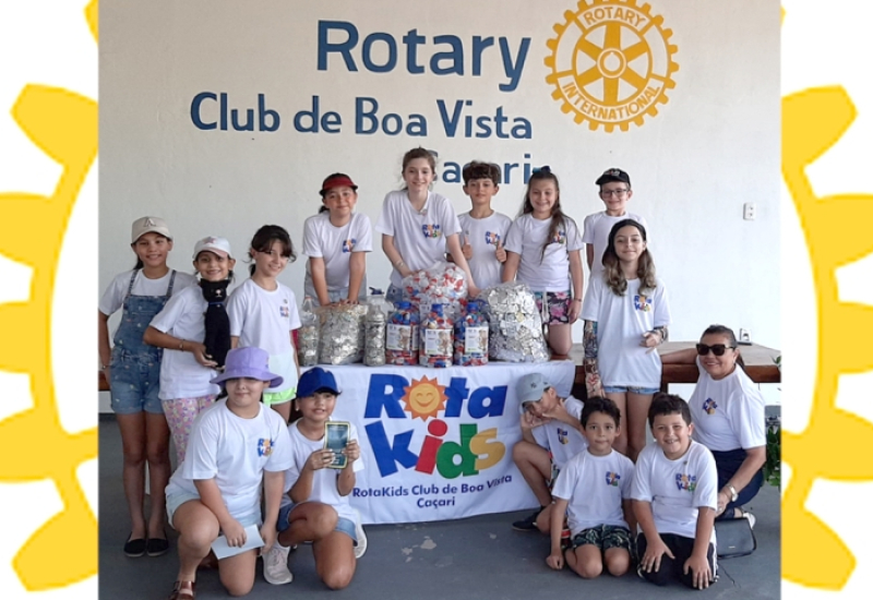 Jovens do Rotakids fazem ação no Dia Mundial da Limpeza