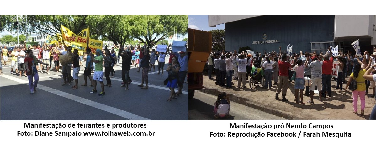 Fotos: Diane Sampaio/www.folhaweb.com e Reprodução Facebook Farah Mesquita
