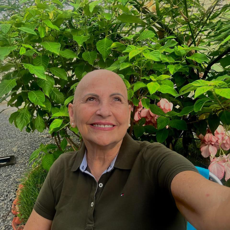 Lurdinha Ferreira, alto astral