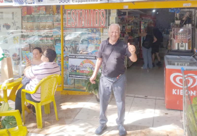 Banca de revistas vira ponto turístico